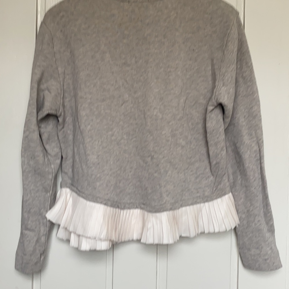 Jcrew Sweatshirt With Flutter Bottom - image 5